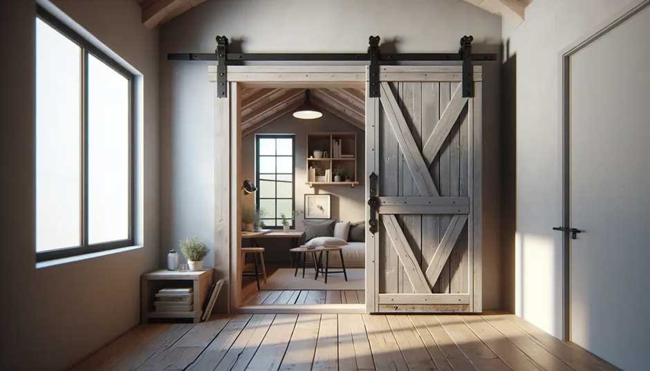 How Barn Doors Improve Small Rooms